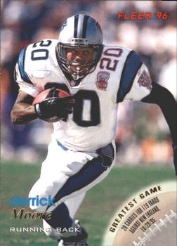 Derrick Moore Carolina Panthers 1996 Fleer NFL #21